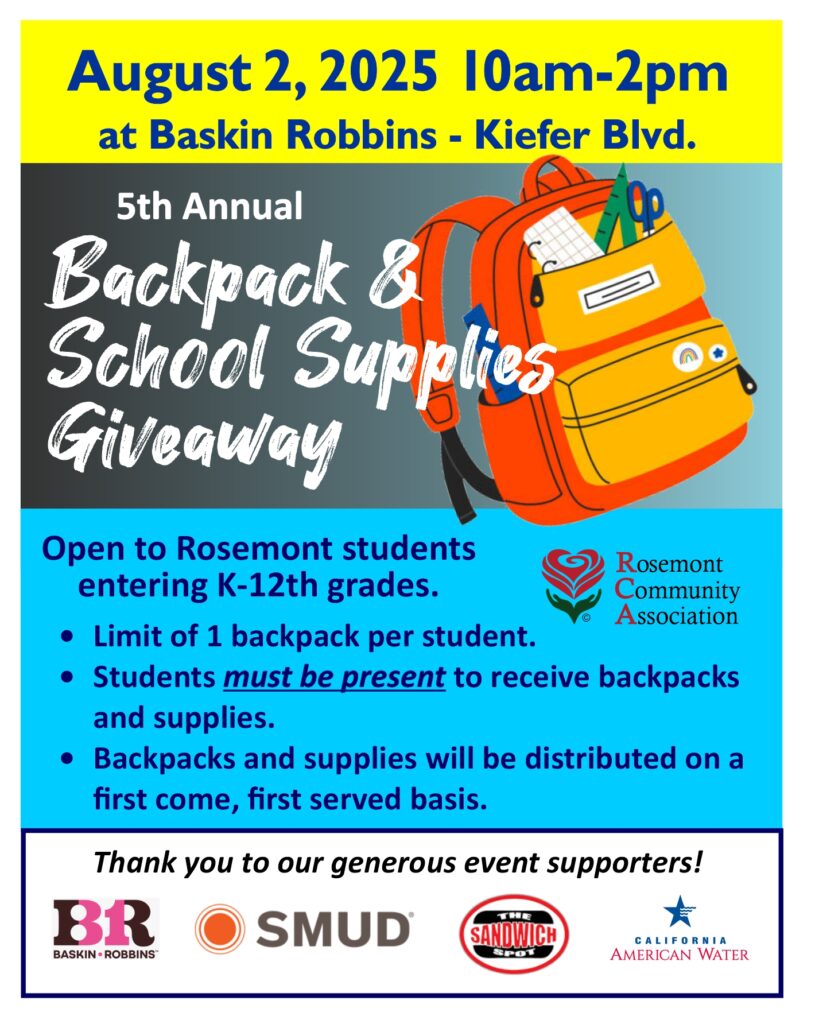 5th Annual Backpack & School Supplies Giveaway
