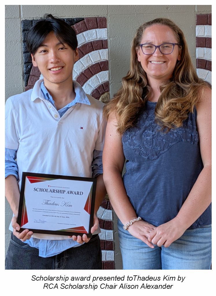 RCA Announces 2026 Scholarship Winner