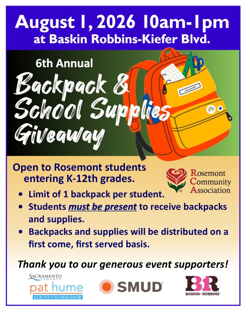 6th Annual Backpack & School Supplies Giveaway